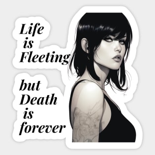 Sandman Death - Death is Forever Sticker